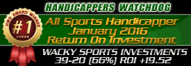 Wacky Sports June 2016 Top ROI