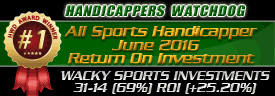 Wacky Sports June 2016 Top ROI